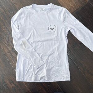 Roxy purple long sleeve rash guard